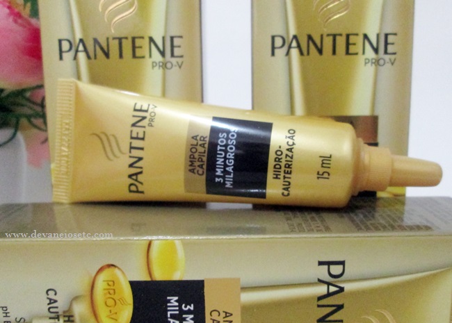 embalagem ampola 3 minutos pantene hidro cauterização devaneios etc por pris moraes